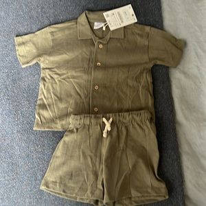 Zara 9-12 short and top set